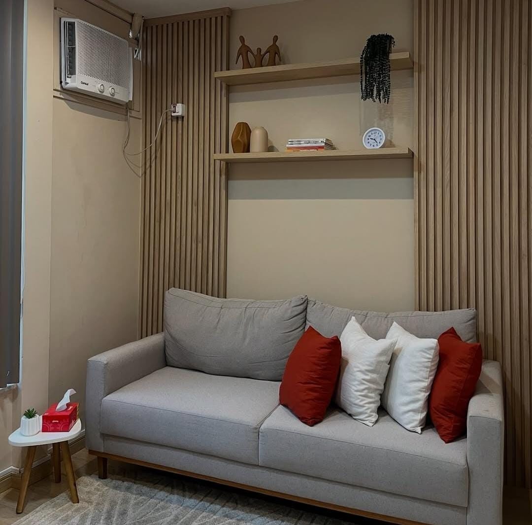 Sala de espera do consultório da Dra. Christiny Guimarães em Niterói
